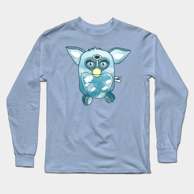 Magic Cloud Furby Design Long Sleeve T-Shirt by astonishingemma